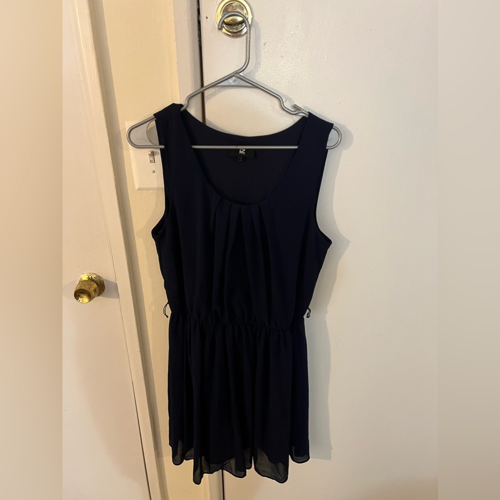Navy blue dress